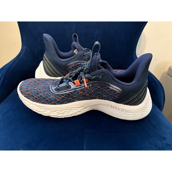 Under Armour Curry Flow FUTR X Basketball Shoes Navy Multi Men’s 11.5 — NEW - Picture 6 of 8